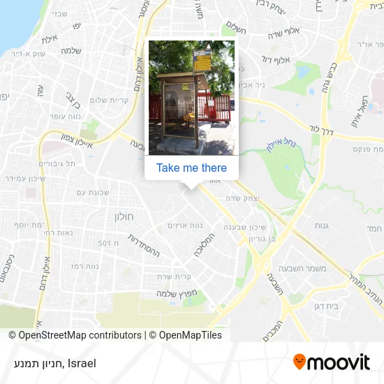 Карта חניון תמנע