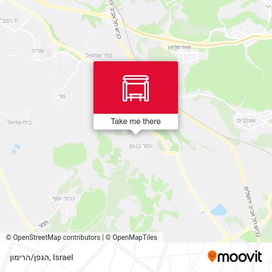 הגפן/הרימון map