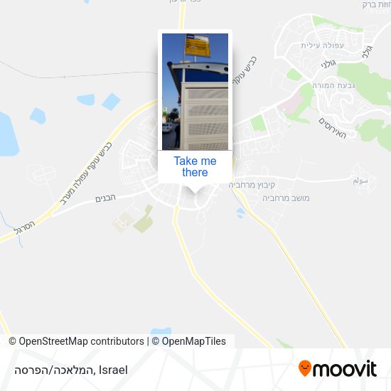 המלאכה/הפרסה map