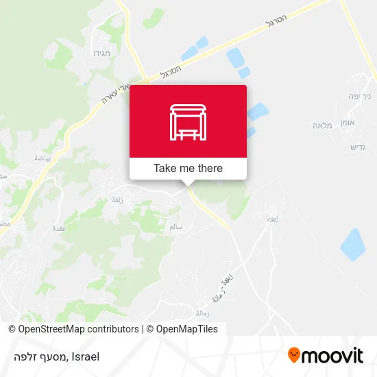 Карта מסעף זלפה