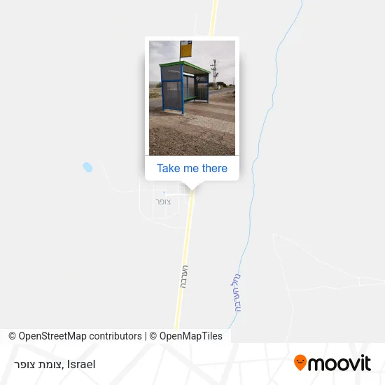 Карта צומת צופר