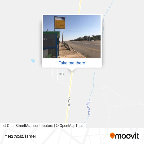 Карта צומת צופר