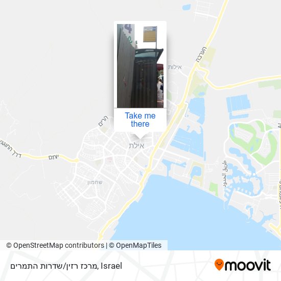Карта מרכז רזין/שדרות התמרים