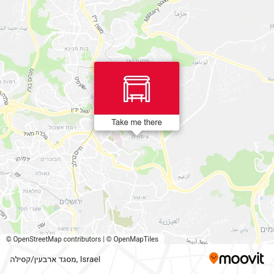 Карта מסגד ארבעין/קסילה