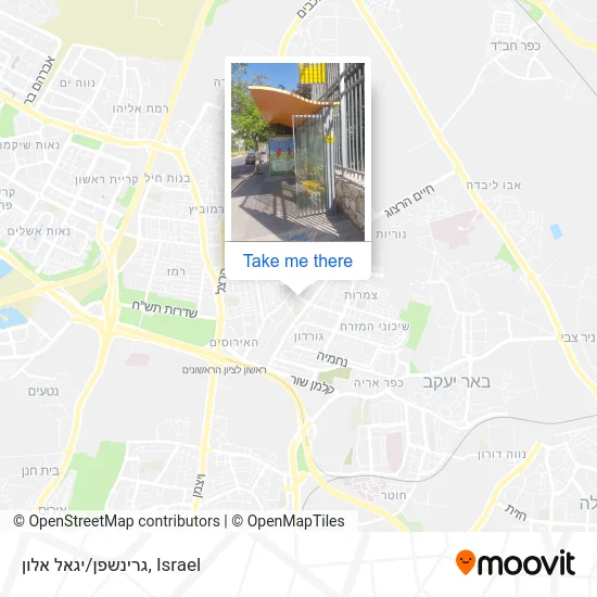 Карта גרינשפן/יגאל אלון