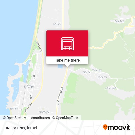 צומת עין הוד map