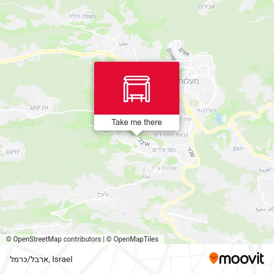 Карта ארבל/כרמל