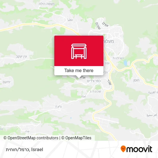 Карта כרמל/חוחית
