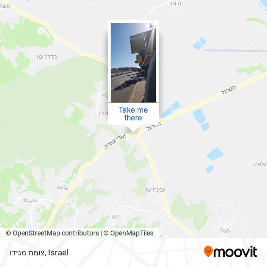 Карта צומת מגידו
