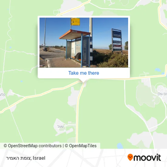 Карта צומת האמיר