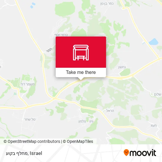 Карта מחלף בקוע