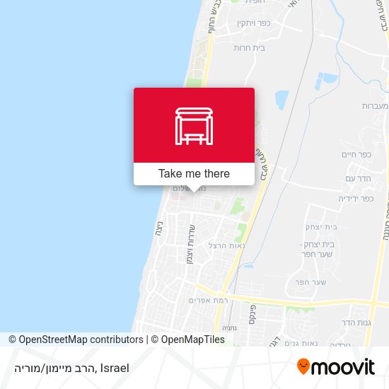 הרב מיימון/מוריה map