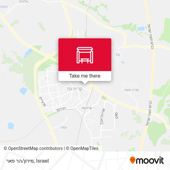 Карта מירון/הר פאר
