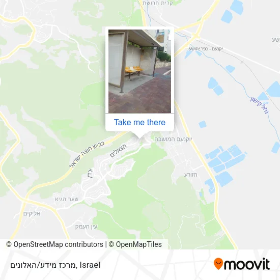 Карта מרכז מידע/האלונים