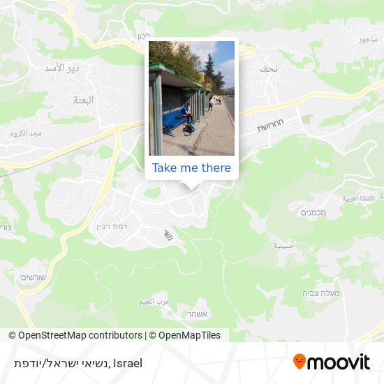 נשיאי ישראל/יודפת map