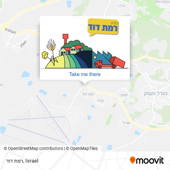 Карта רמת דוד