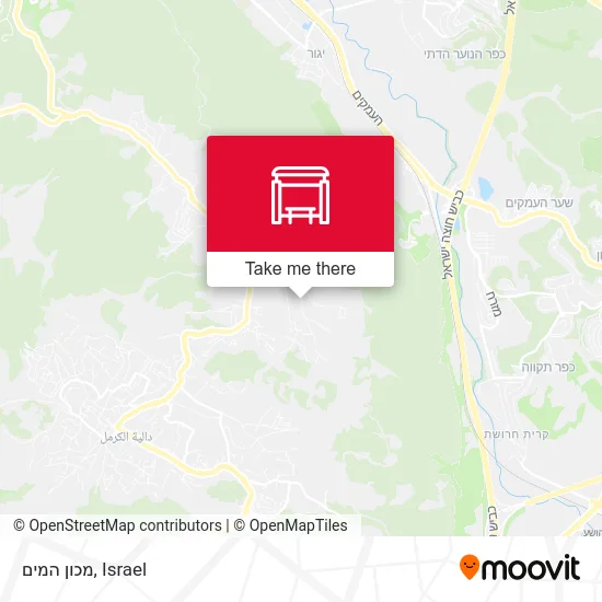 Карта מכון המים