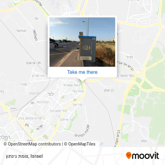 Карта צומת גינתון