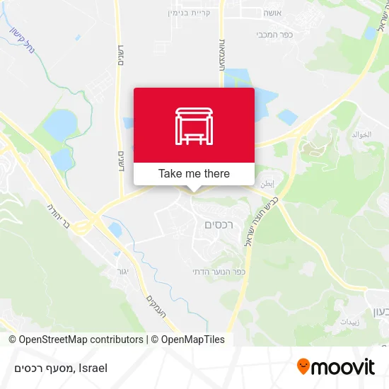 Карта מסעף רכסים