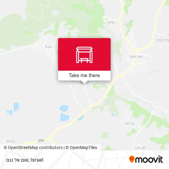 Карта אום אל גנם