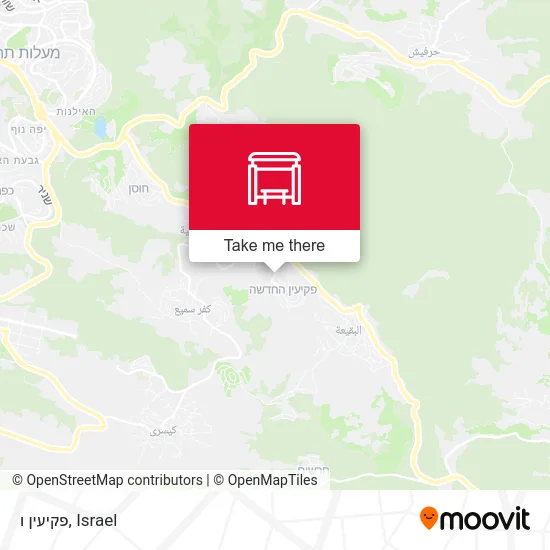 Карта פקיעין ו