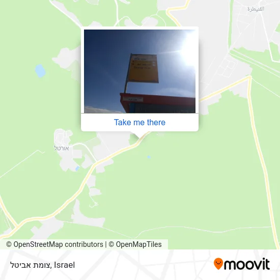 Карта צומת אביטל