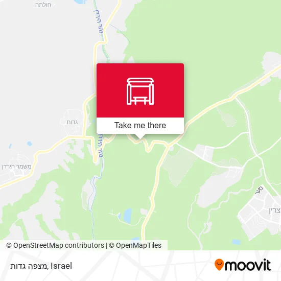 Карта מצפה גדות