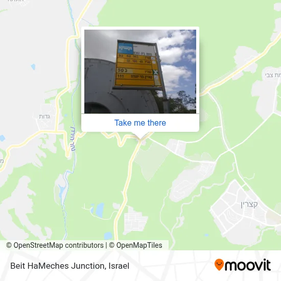 Beit HaMeches Junction map