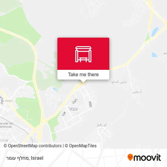 Карта מחלף עומר
