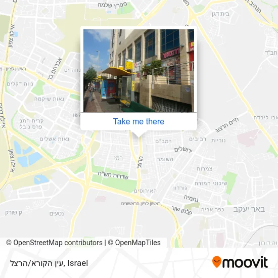 Карта עין הקורא/הרצל