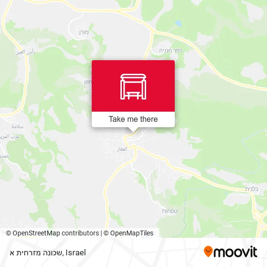 Карта שכונה מזרחית א