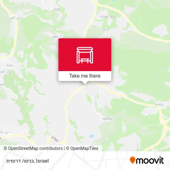 Карта כניסה דרומית