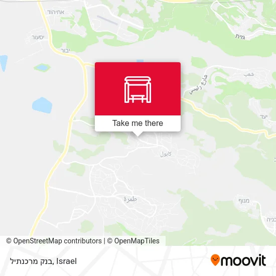 בנק מרכנתיל map