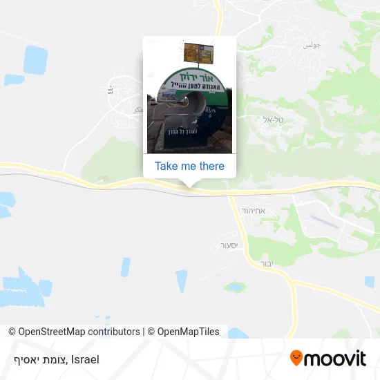 Карта צומת יאסיף