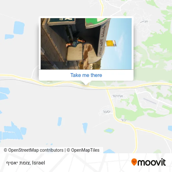 Карта צומת יאסיף