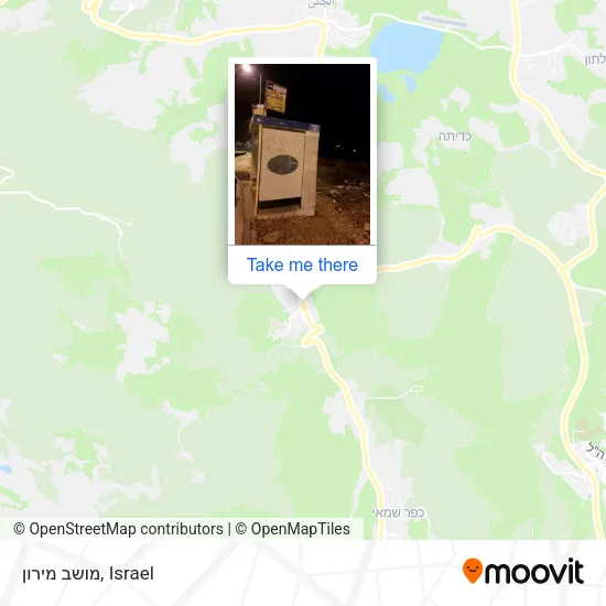 Карта מושב מירון