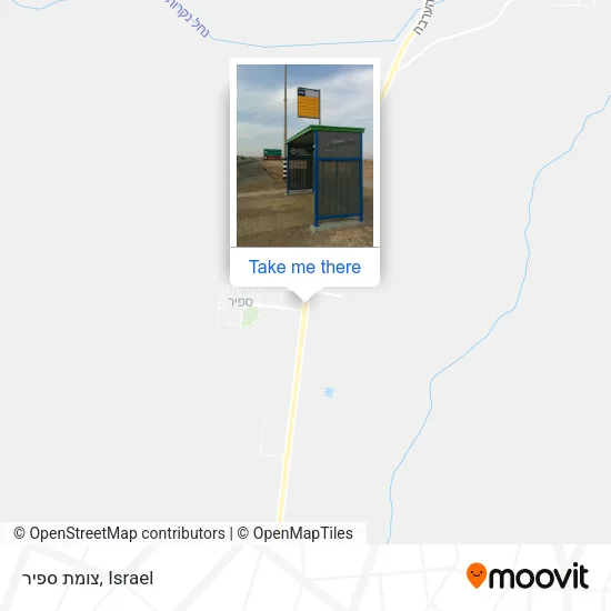צומת ספיר map