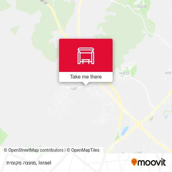 מועצה מקומית map
