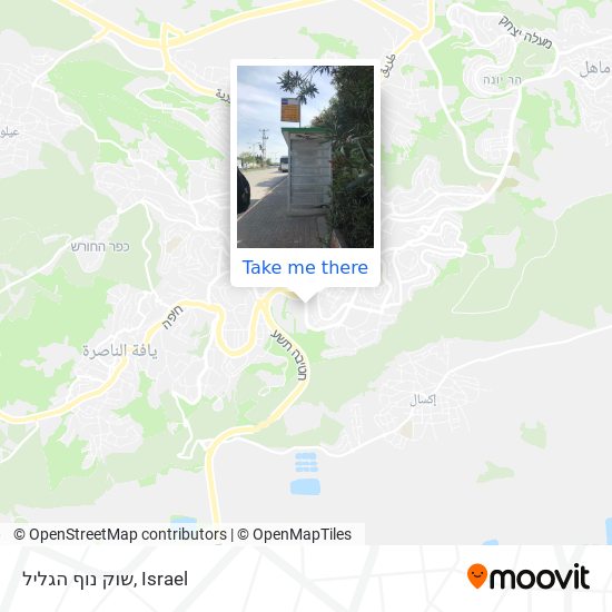 שוק נוף הגליל map