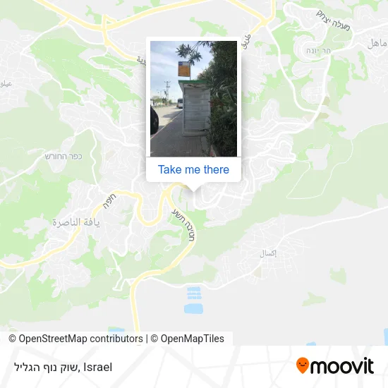 שוק נוף הגליל map