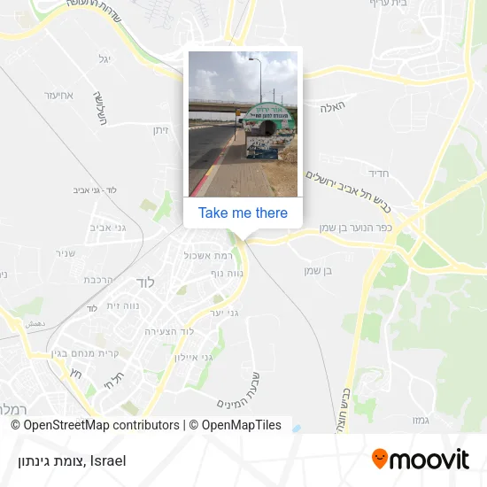 Карта צומת גינתון