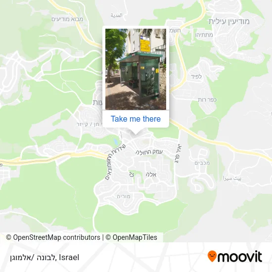 Карта לבונה /אלמוגן