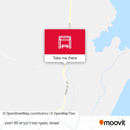 מסעף מצדה/כביש 90 לצפון map