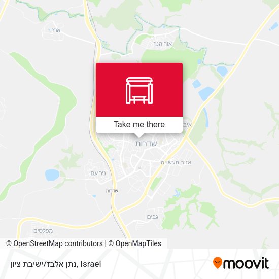נתן אלבז/ישיבת ציון map