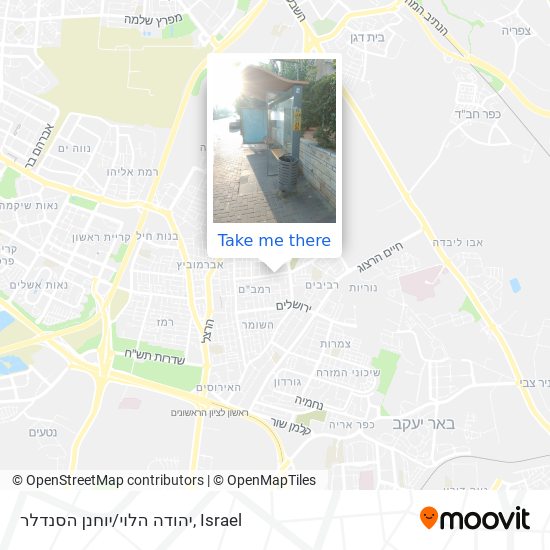 יהודה הלוי/יוחנן הסנדלר map
