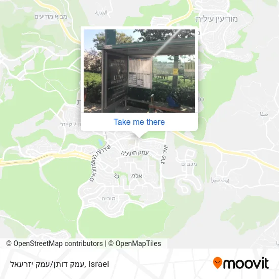 Карта עמק דותן/עמק יזרעאל