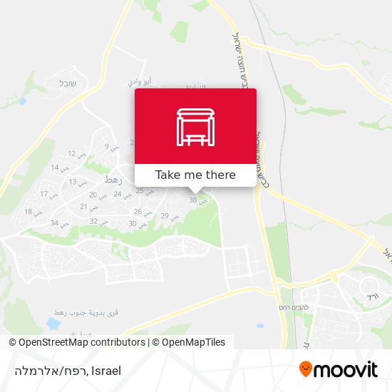 רפח/אלרמלה map