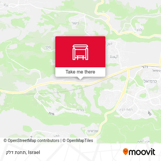 Карта תחנת דלק