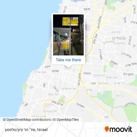 Карта שד' הר ציון/וולפסון