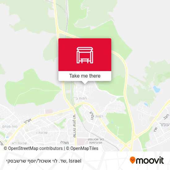 Карта שד. לוי אשכול/יוסף שרשבסקי